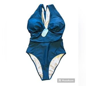 One piece Blue Swimsuit